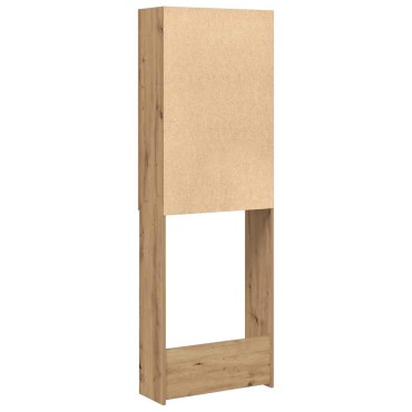 vidaXL Ντουλάπι Πλυντηρίου τεχνίτης Δρυς 64 x 25,5 x 190 εκ.