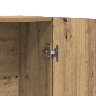 vidaXL Ντουλάπα τεχνίτης Δρυς 70x31x115cm από Επεξεργασμένο Ξύλο 1 τεμ.