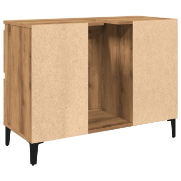 vidaXL Ντουλάπι Νιπτήρα τεχνίτης Δρυς 80x33x60 εκ 1 τεμ.