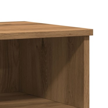 vidaXL Κομοδίνο τεχνίτης Δρυς 40x35x50cm από Επεξεργασμένο Ξύλο 1 τεμ.