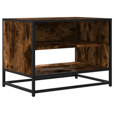 vidaXL Έπιπλο Τηλεόρασης Καπνιστή Δρυς 61x40x46cm Επεξ. Ξύλο/Μέταλλο