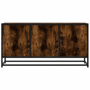 vidaXL Έπιπλο Τηλεόρασης Καπνιστή Δρυς 100x35x50cm Επεξ. Ξύλο/Μέταλλο