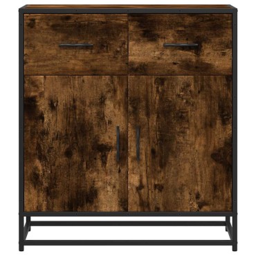 vidaXL Ντουλάπι Καπνιστή Δρυς 68x35x76cm από Επεξεργασμένο Ξύλο 1 τεμ.