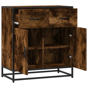 vidaXL Ντουλάπι Καπνιστή Δρυς 68x35x76cm από Επεξεργασμένο Ξύλο 1 τεμ.