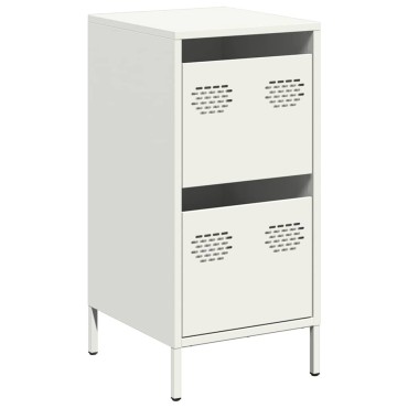 vidaXL Ντουλάπι Λευκό 35x39x73,5cm από Χάλυβα Ψυχρής Έλασης 1 τεμ.