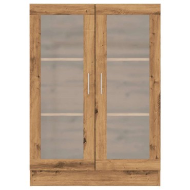 vidaXL Βιβλιοθήκη Artisan Δρυς 82,5x30,5x115cm Επεξεργασμένο Ξύλο 1 τεμ.