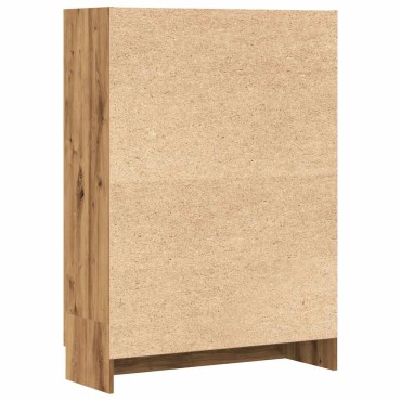 vidaXL Βιβλιοθήκη Artisan Δρυς 82,5x30,5x115cm Επεξεργασμένο Ξύλο 1 τεμ.