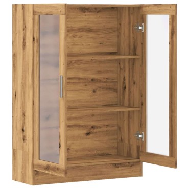 vidaXL Βιβλιοθήκη Artisan Δρυς 82,5x30,5x115cm Επεξεργασμένο Ξύλο 1 τεμ.