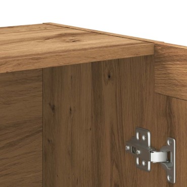 vidaXL Βιβλιοθήκη Artisan Δρυς 82,5x30,5x115cm Επεξεργασμένο Ξύλο 1 τεμ.