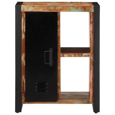 vidaXL Σκευοθήκη Πολύχρωμο 55x35x70cm Ξύλο μασίφ αναγεννημένο 1 τεμ.