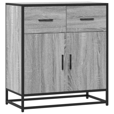 vidaXL Συρταριέρα Γκρι sonoma 68x35x76cm Ξύλινο μηχανουργικό ξύλο 1 τεμ.