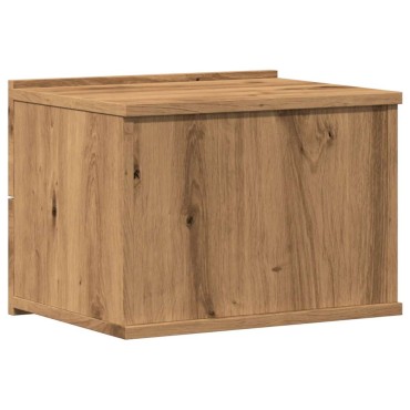 vidaXL Κομοδίνο Επιτοίχιο Αρτισιανή Δρυς 40x32x30 εκ 1 τεμ.