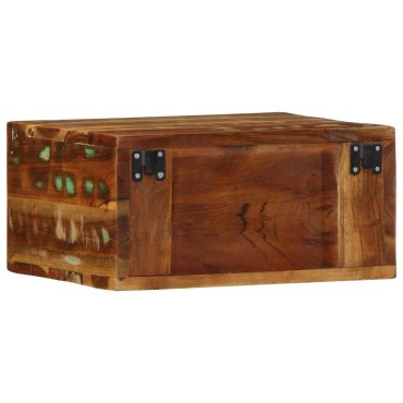 vidaXL Επίτοιχο ντουλάπι τηλεόρασης 40x30x19cm Ξύλο μασίφ αναγεννημένο