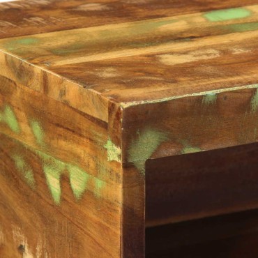 vidaXL Επίτοιχο ντουλάπι τηλεόρασης 40x30x19cm Ξύλο μασίφ αναγεννημένο