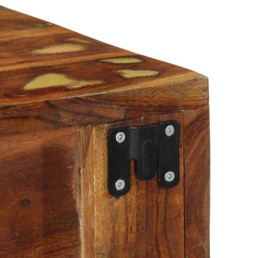 vidaXL Επίτοιχο ντουλάπι τηλεόρασης 40x30x19cm Ξύλο μασίφ αναγεννημένο