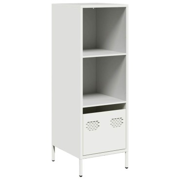 vidaXL Ντουλάπι Λευκό 35x39x103,5cm από Χάλυβα 1 τεμ.