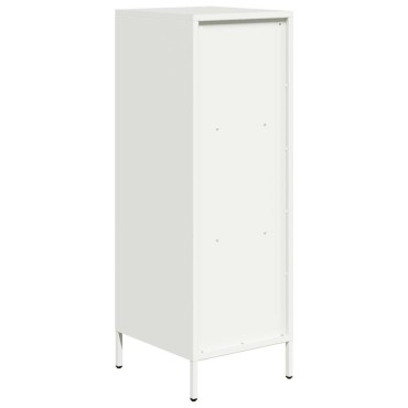 vidaXL Ντουλάπι Λευκό 35x39x103,5cm από Χάλυβα 1 τεμ.