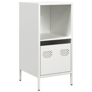 vidaXL Ντουλάπι Λευκό 35x39x73,5cm από Χάλυβα Ψυχρής Έλασης 1 τεμ.