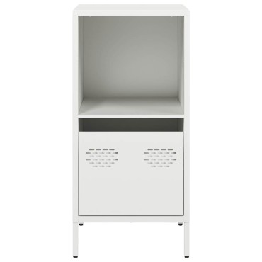 vidaXL Ντουλάπι Λευκό 35x39x73,5cm από Χάλυβα Ψυχρής Έλασης 1 τεμ.