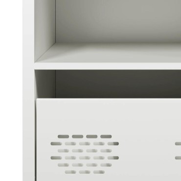 vidaXL Ντουλάπι Λευκό 35x39x73,5cm από Χάλυβα Ψυχρής Έλασης 1 τεμ.