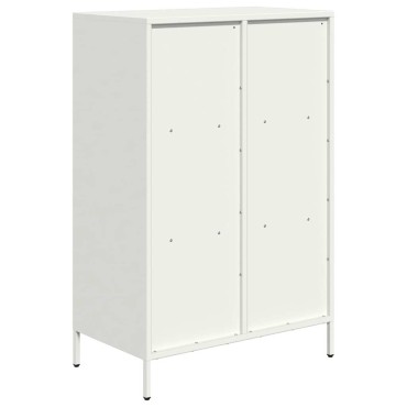 vidaXL Ντουλάπα Λευκό 68x39x103,5cm από Χάλυβα 1 τεμ.