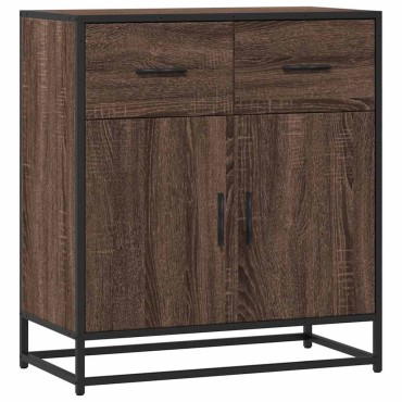 vidaXL Συρταριέρα καφέ δρυς 68x35x76cm Κατασκευασμένο ξύλο 1 τεμ.