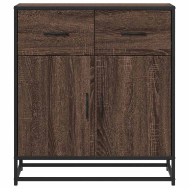 vidaXL Συρταριέρα καφέ δρυς 68x35x76cm Κατασκευασμένο ξύλο 1 τεμ.