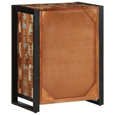 vidaXL Σκευοθήκη Πολύχρωμο 55x35x70cm Ξύλο μασίφ αναγεννημένο 1 τεμ.