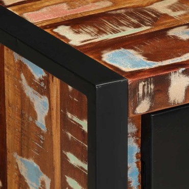 vidaXL Σκευοθήκη Πολύχρωμο 55x35x70cm Ξύλο μασίφ αναγεννημένο 1 τεμ.