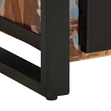 vidaXL Σκευοθήκη Πολύχρωμο 55x35x70cm Ξύλο μασίφ αναγεννημένο 1 τεμ.