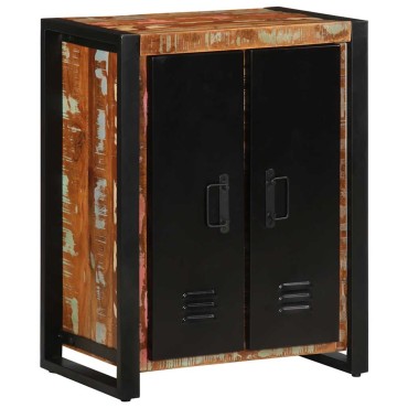 vidaXL Σκευοθήκη Πολύχρωμο 55x35x70cm Ξύλο μασίφ αναγεννημένο 1 τεμ.