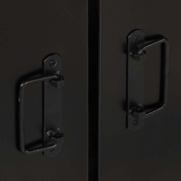 vidaXL Σκευοθήκη Πολύχρωμο 55x35x70cm Ξύλο μασίφ αναγεννημένο 1 τεμ.