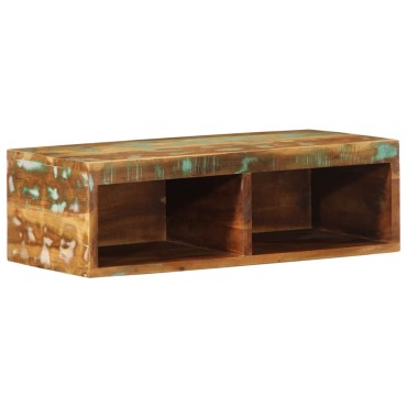 vidaXL Επίτοιχο ντουλάπι τηλεόρασης 60x30x19cm Ξύλο μασίφ αναγεννημένο
