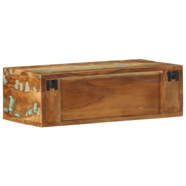 vidaXL Επίτοιχο ντουλάπι τηλεόρασης 60x30x19cm Ξύλο μασίφ αναγεννημένο