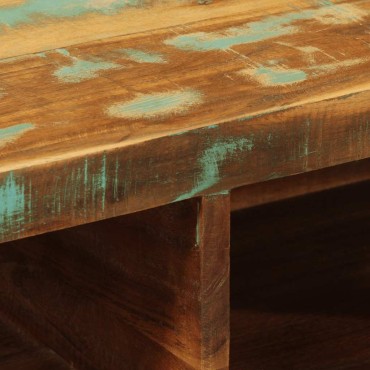 vidaXL Επίτοιχο ντουλάπι τηλεόρασης 60x30x19cm Ξύλο μασίφ αναγεννημένο