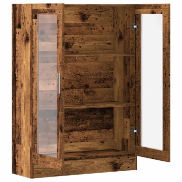 vidaXL Βιβλιοθήκη Παλαιό Ξύλο 82,5x30,5x115cm Επεξ. Ξύλο 1 τεμ.