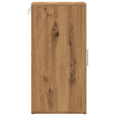 vidaXL Παπουτσοθήκη Τεχνίτης Δρυς 32x35x70cm από Επεξεργασμένο Ξύλο
