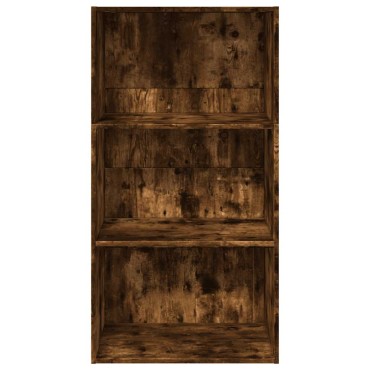 vidaXL Βιβλιοθήκη Καπνιστή Δρυς 60x30x114cm από Επεξεργασμένο Ξύλο 1 τεμ.