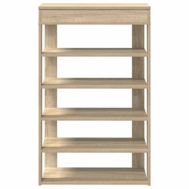 vidaXL Παπουτσοθήκη sonoma Δρυς 60x30x98cm Επεξεργασμένο Ξύλο