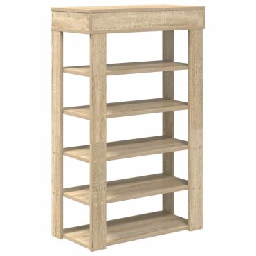 vidaXL Παπουτσοθήκη sonoma Δρυς 60x30x98cm Επεξεργασμένο Ξύλο