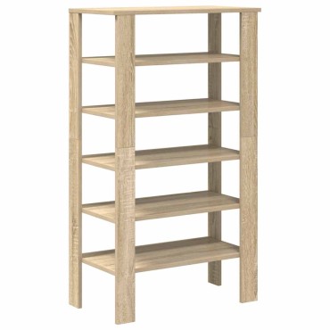 vidaXL Παπουτσοθήκη Sonoma Δρυς 61x32x105cm Επεξεργασμένο Ξύλο