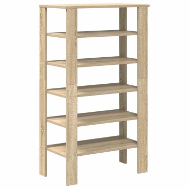 vidaXL Παπουτσοθήκη Sonoma Δρυς 61x32x105cm Επεξεργασμένο Ξύλο