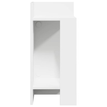vidaXL Τραπεζάκι με ράφι mαύρο 25,5x27x60cm 1 τεμ.