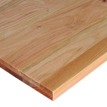 vidaXL Πάγκος Εργασίας Ανοιχτό Καφέ 80x60x(71,5-98) cm Μασίφ Ξύλο Δρυς