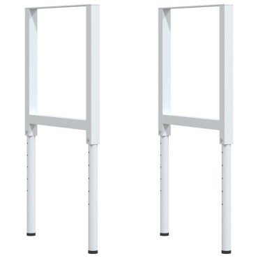vidaXL Πάγκος Εργασίας Ανοιχτό Καφέ 80x60x(71,5-98) cm Μασίφ Ξύλο Δρυς