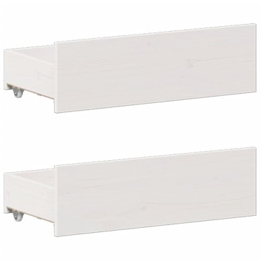 vidaXL Κρεβάτι Βιβλιοθήκη Χωρίς Στρώμα 160x200 εκ Μασίφ Ξύλο Πεύκου