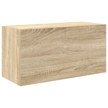 vidaXL ντουλάπι τοίχου μπάνιου Δρυς sonoma 60x25x30cm Μηχανική ξυλεία