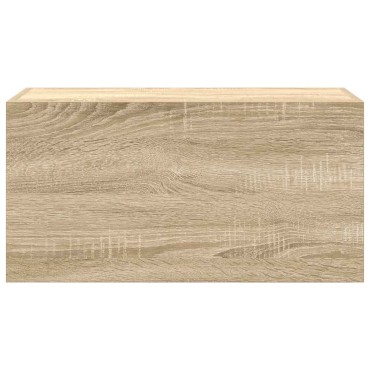 vidaXL ντουλάπι τοίχου μπάνιου Δρυς sonoma 60x25x30cm Μηχανική ξυλεία