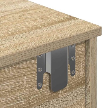 vidaXL Ράφι τοίχου με συρτάρια Δρυς sonoma 60x28x15cm 1 τεμ.