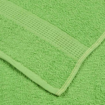 vidaXL Πετσέτες 10 Τεμ. Πράσινο Μήλο 100x200εκ. 360 γρ/μ² 100% βαμβάκι